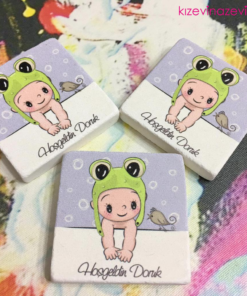 Kuş Temalı Erkek Bebek Doğum Günü Taş Magnet