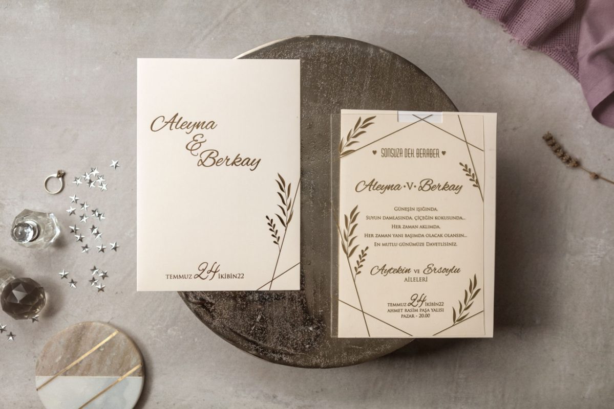 Wedding Davetiye 8401#1