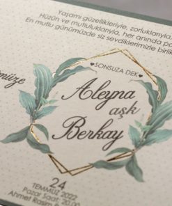 Wedding Davetiye 8381#5