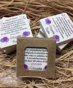 Nazar Duası Temalı Bebek Çocuk Doğum Günü Hatırası Taş Magnet